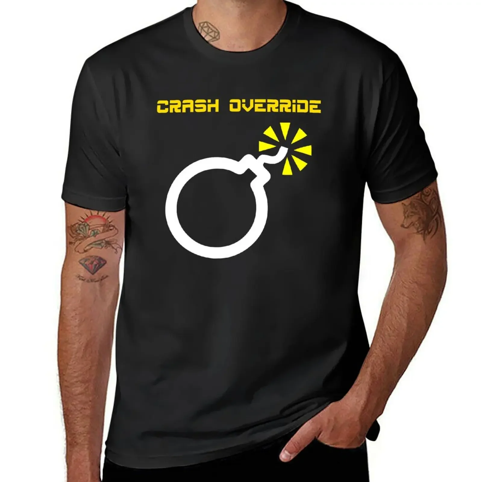 Crash Override T-Shirt custom shirt t fashion shirts plus sizes fruit of the loom mens |