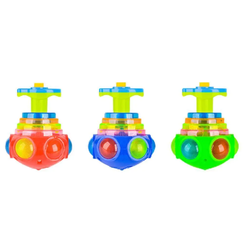 

Electric Gyroscope Spinner Color Flash LED Light Toy Music Gyro Peg-Top Spinner Classic Toys Hot Sell Kids Toy
