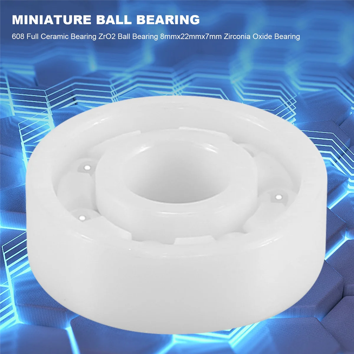 608 полностью керамический подшипник ZrO2 шариковый 8 мм x 22 7 из оксида циркония