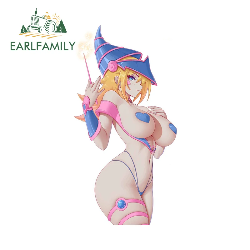EARLFAMILY 13 см x 6 7 Темный волшебник девушка Hentai наклейки ягодицы Ahegao NSFW любовь бикини
