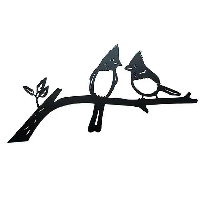 

Металлический декор, Абстрактная Металлическая скульптура в виде птицы на ветке для фермерского сада