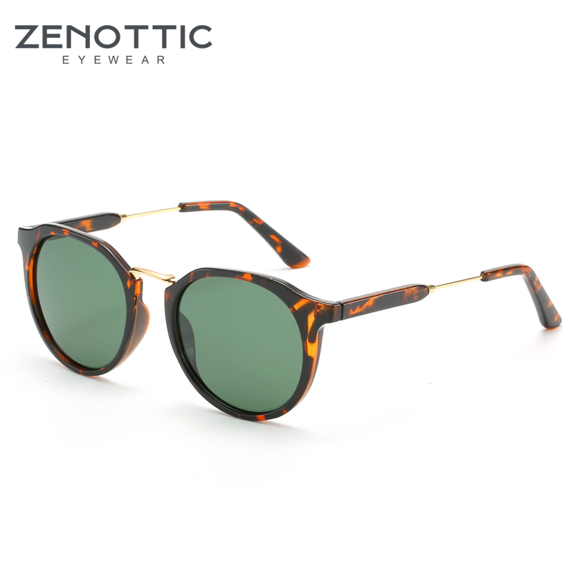 ZENOTTIC ультралегкие поляризованные солнцезащитные очки Женские винтажные круглые UV400 очки для вождения женские солнцезащитные очки с покрытием Gafas De Sol