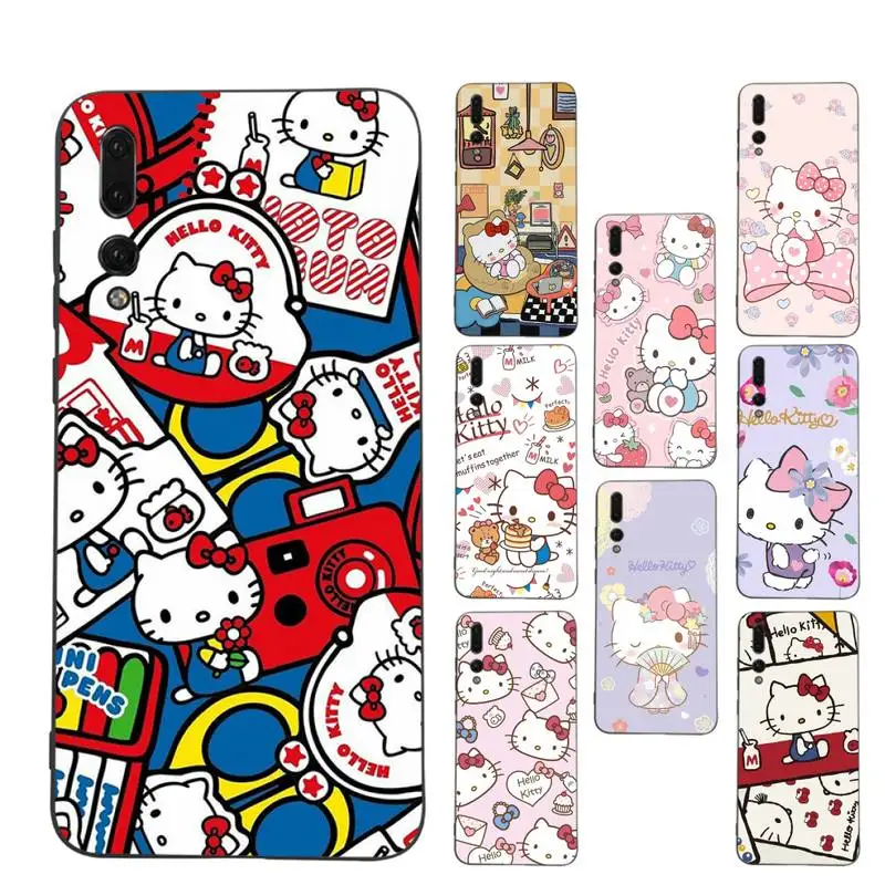 

H-HelloS K-KittyS Phone Case For Huawei Honor 10 lite 9 20 7A pro 9X pro 30 pro 50 pro 60 pro 70 pro plus