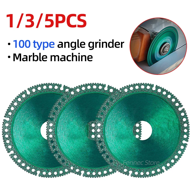 1/2/3 Pieces Indestructible Disc for Grinder Cut Off Wheels Diamond Metal Cutting Disc for Angle Grinder 20mm Inner Bore
