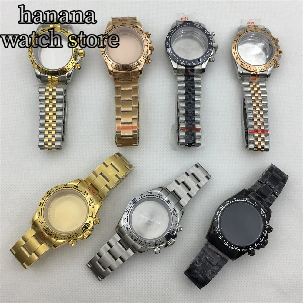 BLIGER 39 мм VK63 VK64case сапфировое стекло сталь магнитная Керамическая рамка аксессуары