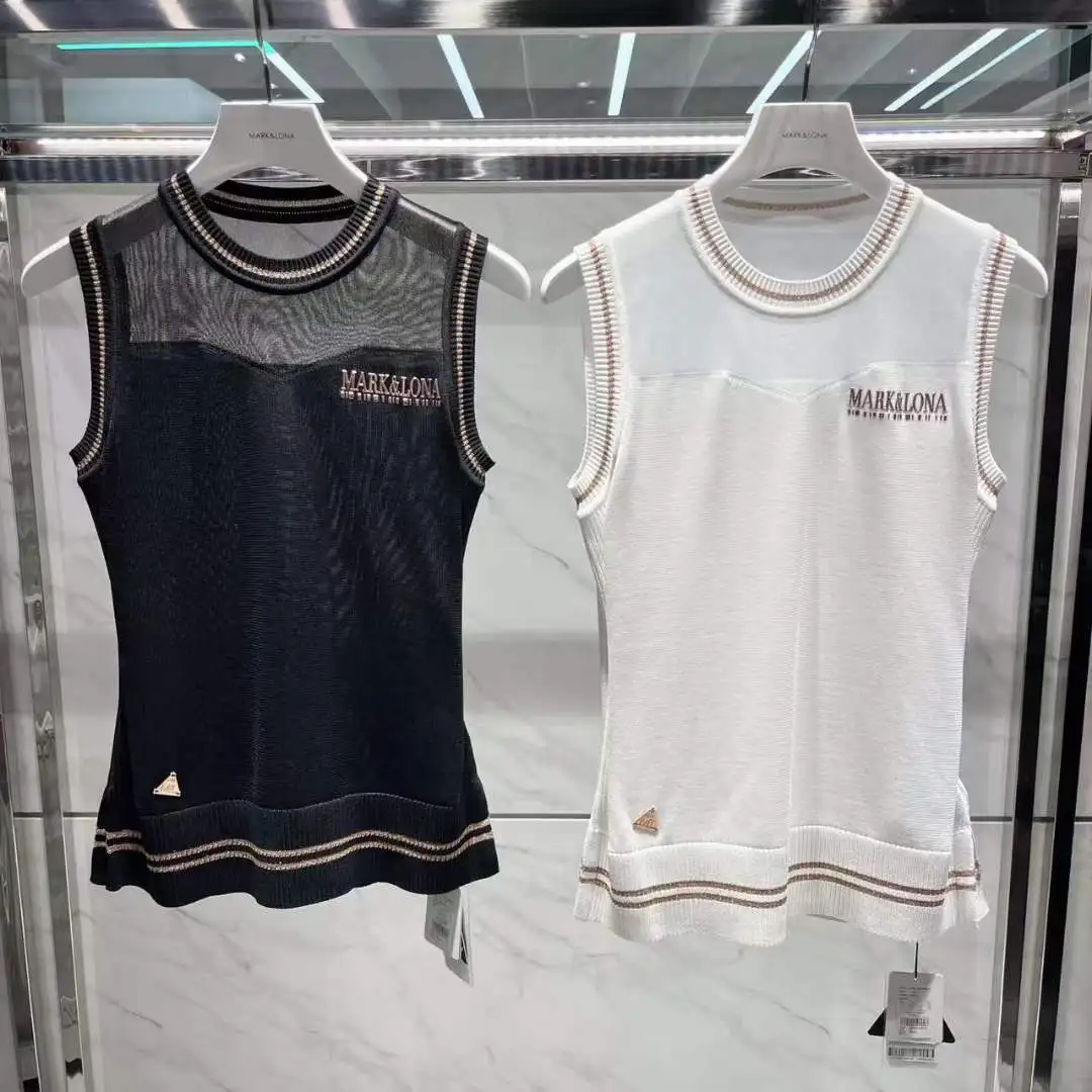 

Golf Clothing Women Women's Sleeveless Top Vest Fashion Slim Korean Vest
