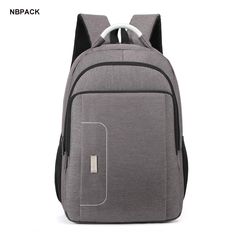 

Многофункциональный мужской рюкзак, роскошная водонепроницаемая сумка для ноутбука 15,6 дюйма, городской дизайнерский вместительный серый ...