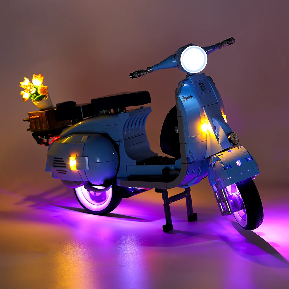 Светильник кой для Creator Expert 10298 Vespa 125 модель мотоцикла строительные блоки игрушки