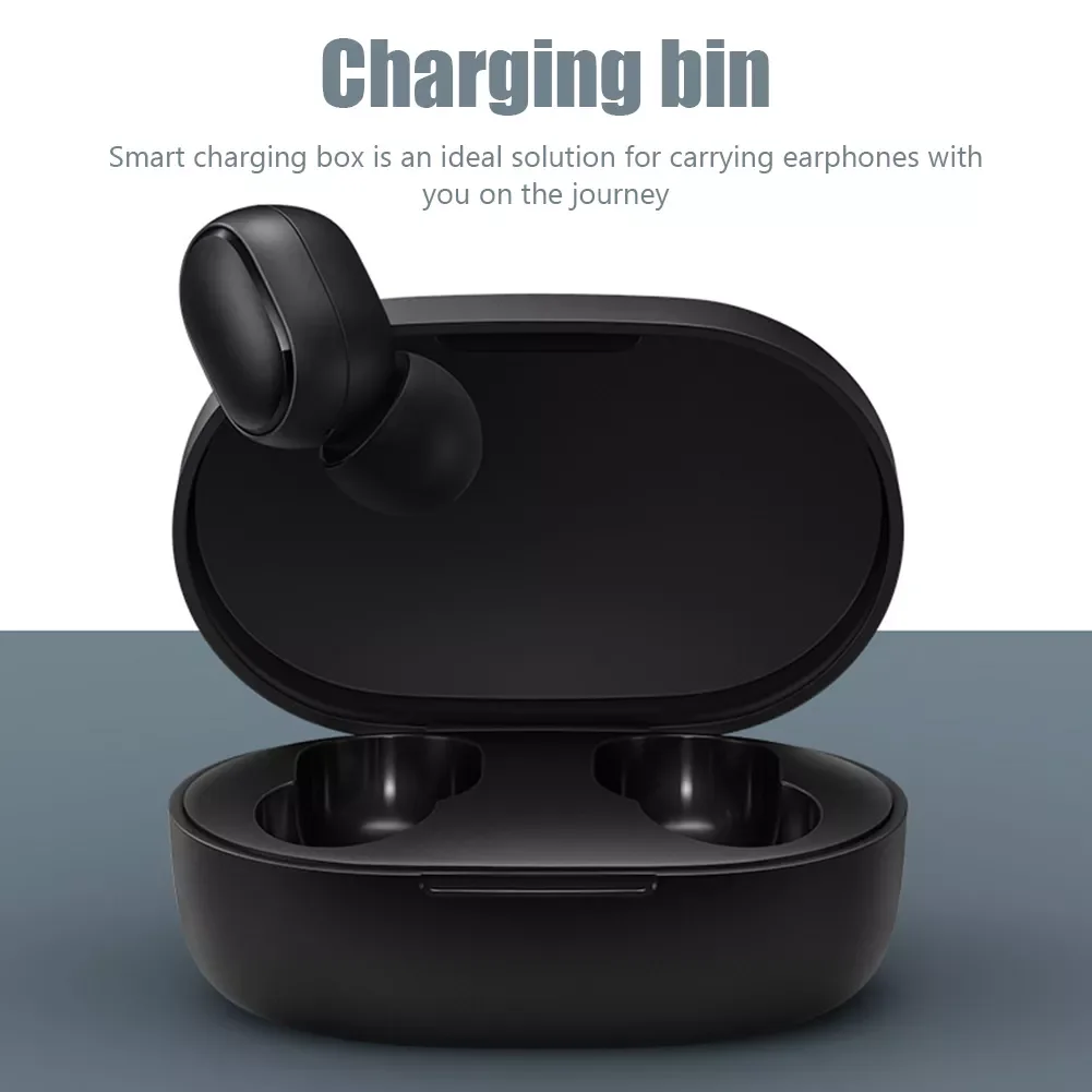 

300mAh Charging Case USB Charger with 1 Meter Cable for Xiaomi Redmi AirDots TWS Earbuds Wireless Earphones Fast Charging Box
