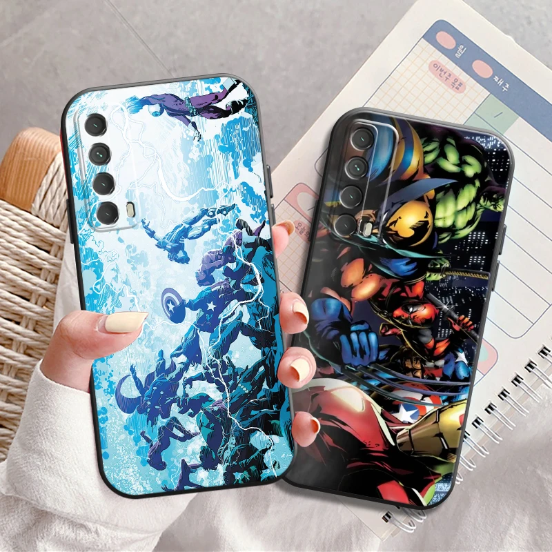 

Popular Marvel Phone Case For Huawei Honor 10 V10 10i 10 Lite 20 V20 20i 20 Lite 30S 30 Lite Pro Soft Funda Coque
