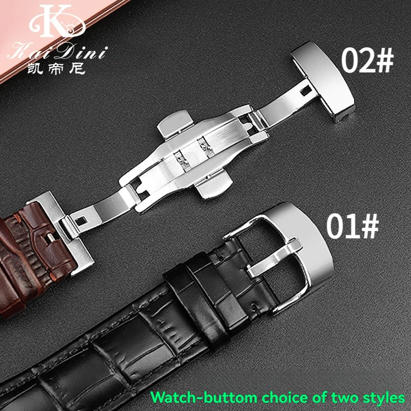 Фото Кожаный ремешок для часов Swatch серий YVS400, YVS401, YVS423, YVB404, ремешок из воловьей кожи, браслет с вогнуто-выпуклым интерфейсом, мужской браслет. №5