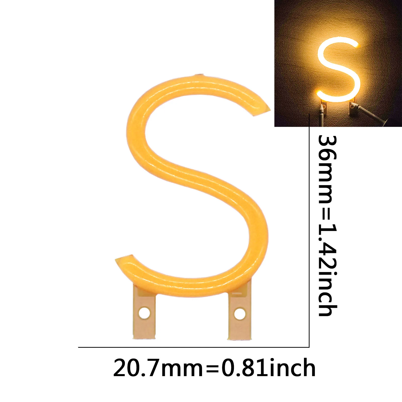 

LED буквы для ламп Эдисон DT&ZM, теплый белый свет