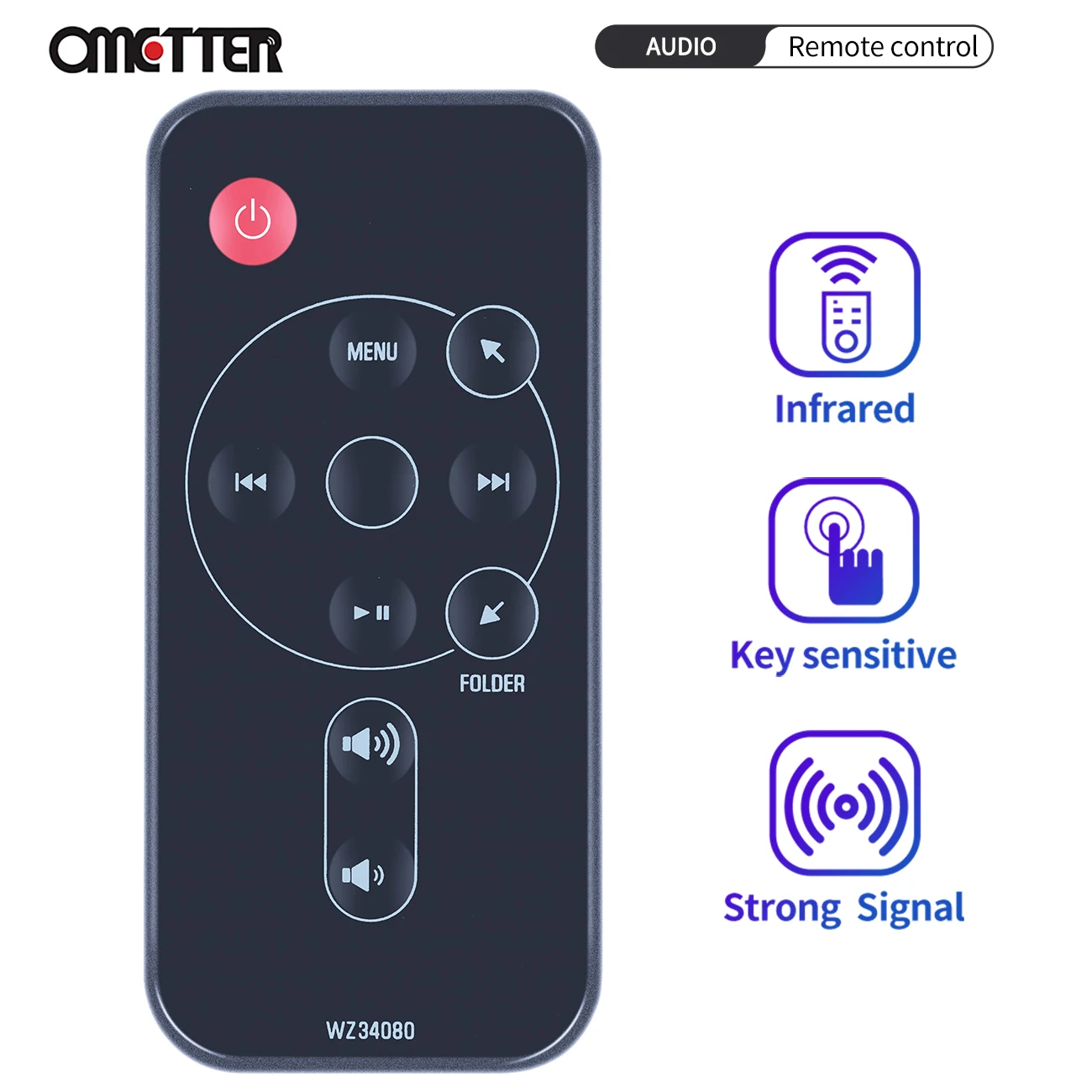 

New Original Remote Control WZ34080 for Yamaha WZ 34080 Replace PDX-11 PDX-13 PDX-30 PDX-31 Sound System