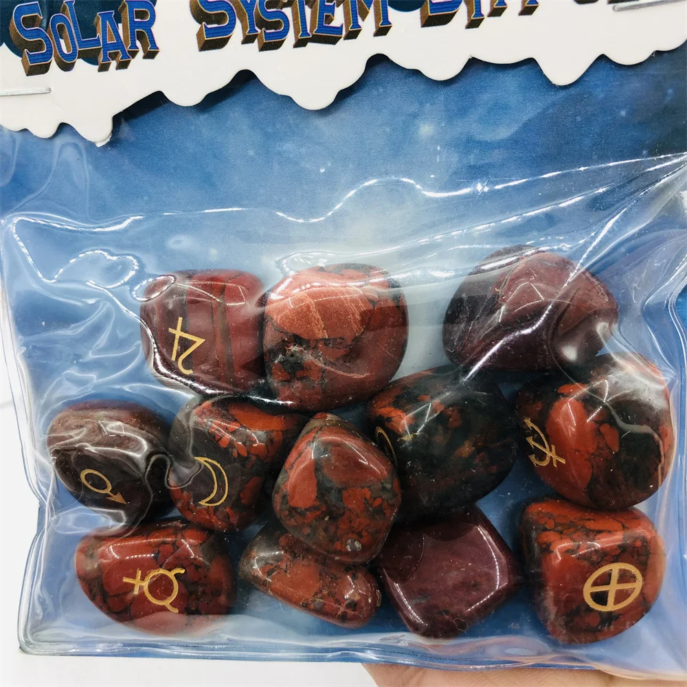 12 шт./компл. рейки натуральные камни разбитые неправильной резьбы полировка