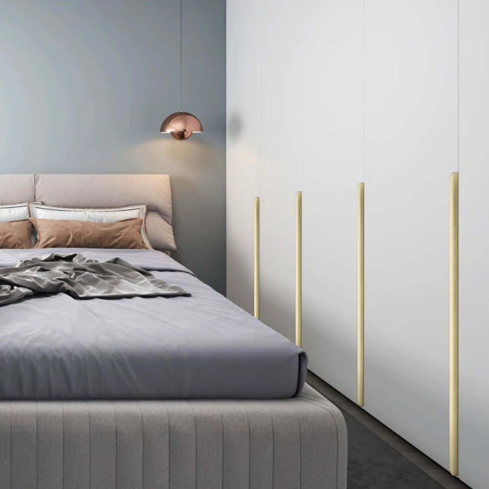 Удлиненная ручка для шкафа матовые черные золотые скрытые ручки кухонные шкафов