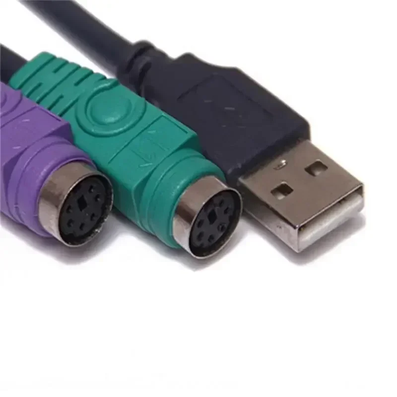 1 шт. Лидер продаж USB-папа на 6-контактный PS2 для PS/2 мама удлинительный кабель