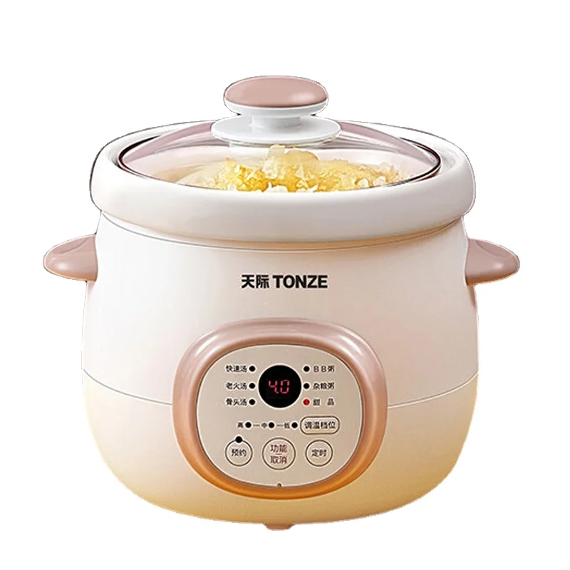 

Multifunction Baby Porridge Pot Bb Health Household Smart Appointment Ceramic Bile 1.5L Slow Cooker Electric Cooking Machine