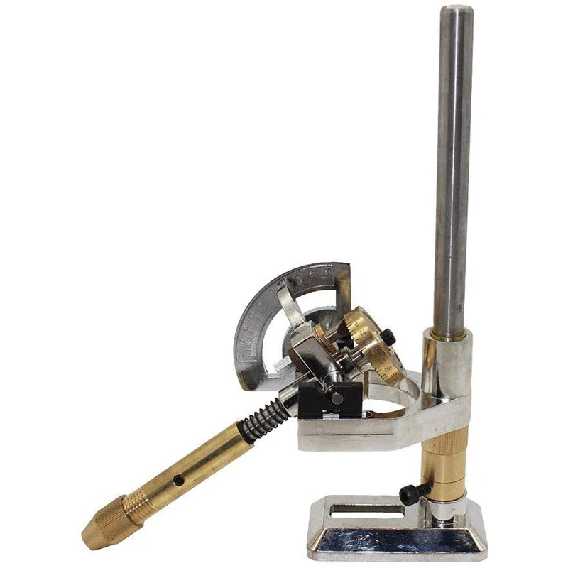 

Jade Grinding Faceted Manipulator Gem Faceting Machine Jewel Angle Polisher Fork 12/24/36/48/60/72 Index Wheels Handle