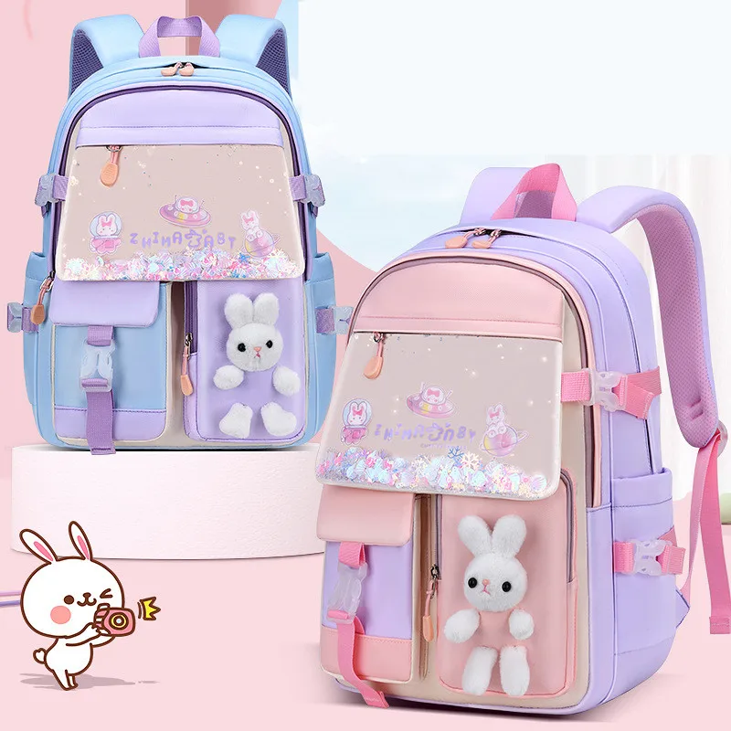 SPIDOR small girls primary school bag cute backpacks for children satchel kawaii book bag kids school backpack wholesale bags