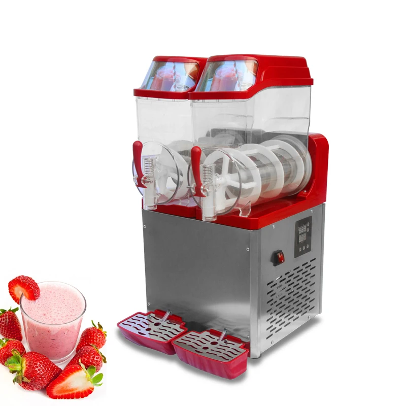 

Commercial Slushie Machine Home Slush Maker Frozen Drink Dispenser Ice-Cool Juice Smoothie Machine Vending Machine
