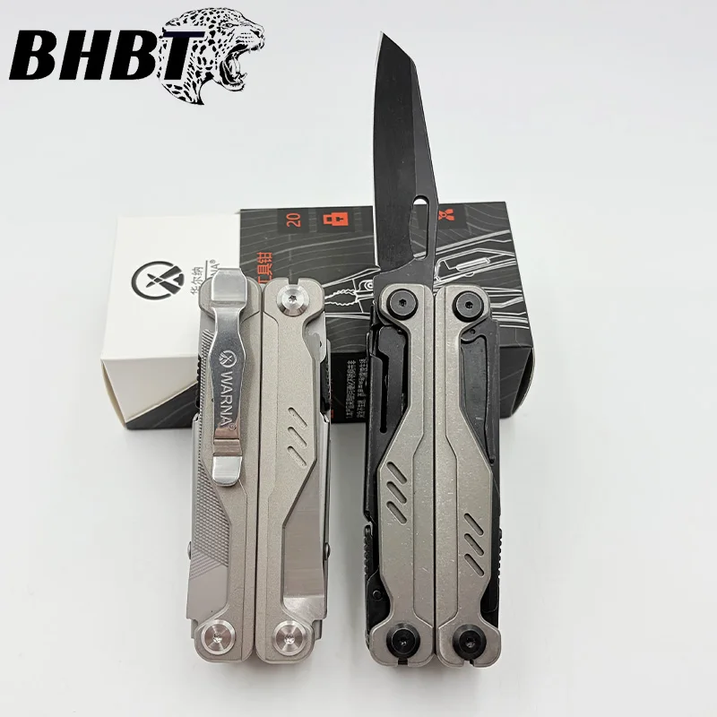 Фото Многофункциональные плоскогубцы BHBT из титанового сплава 20 в 1, EDC, для кемпинга, выживания на природе, карманный мультитул №1