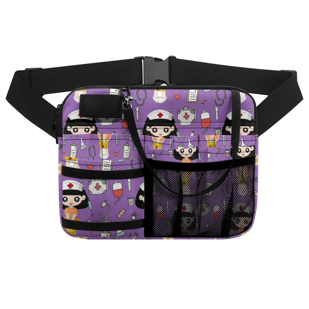 

Набор для оказания первой помощи Kawaii мультяшная медсестра рабочий карман для операционной ранец сумка для хранения инструментов вместительная мезониновая поясная сумка