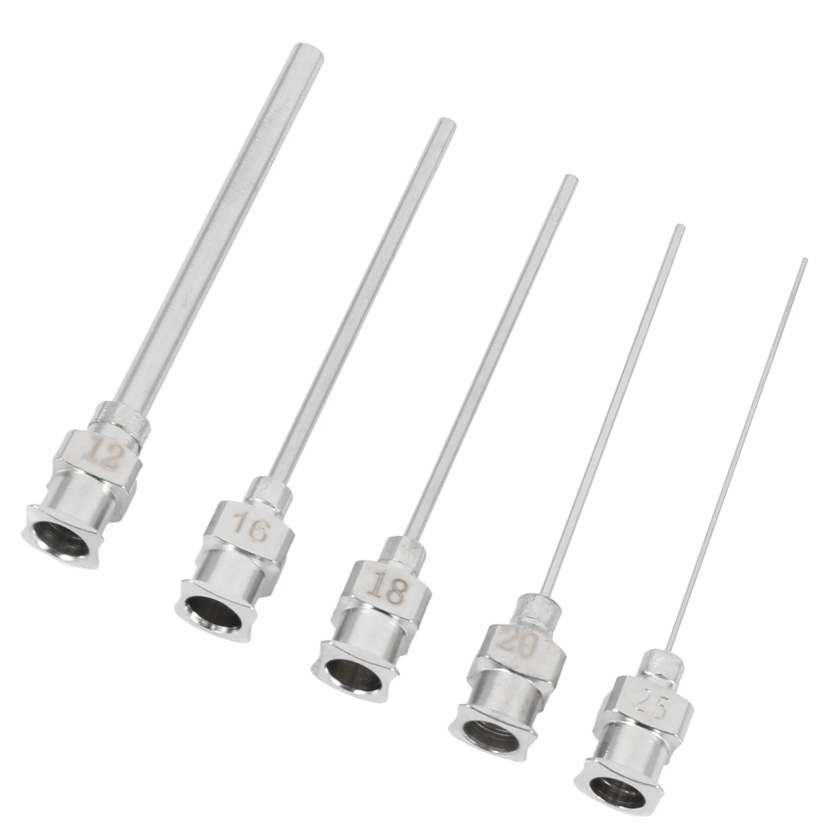 5 шт. дозирующий шприц из нержавеющей стали наконечник иглы 12/16/18/20/25/38G