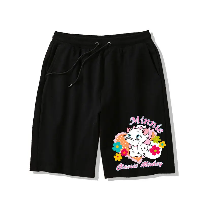 Шорты в стиле аниме для мальчиков и девочек модные летние брюки с принтом милые