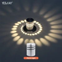 spiral hole led wall light with rgb remote control suitable for hall ktv bar home decoration art wall lamp home decoration