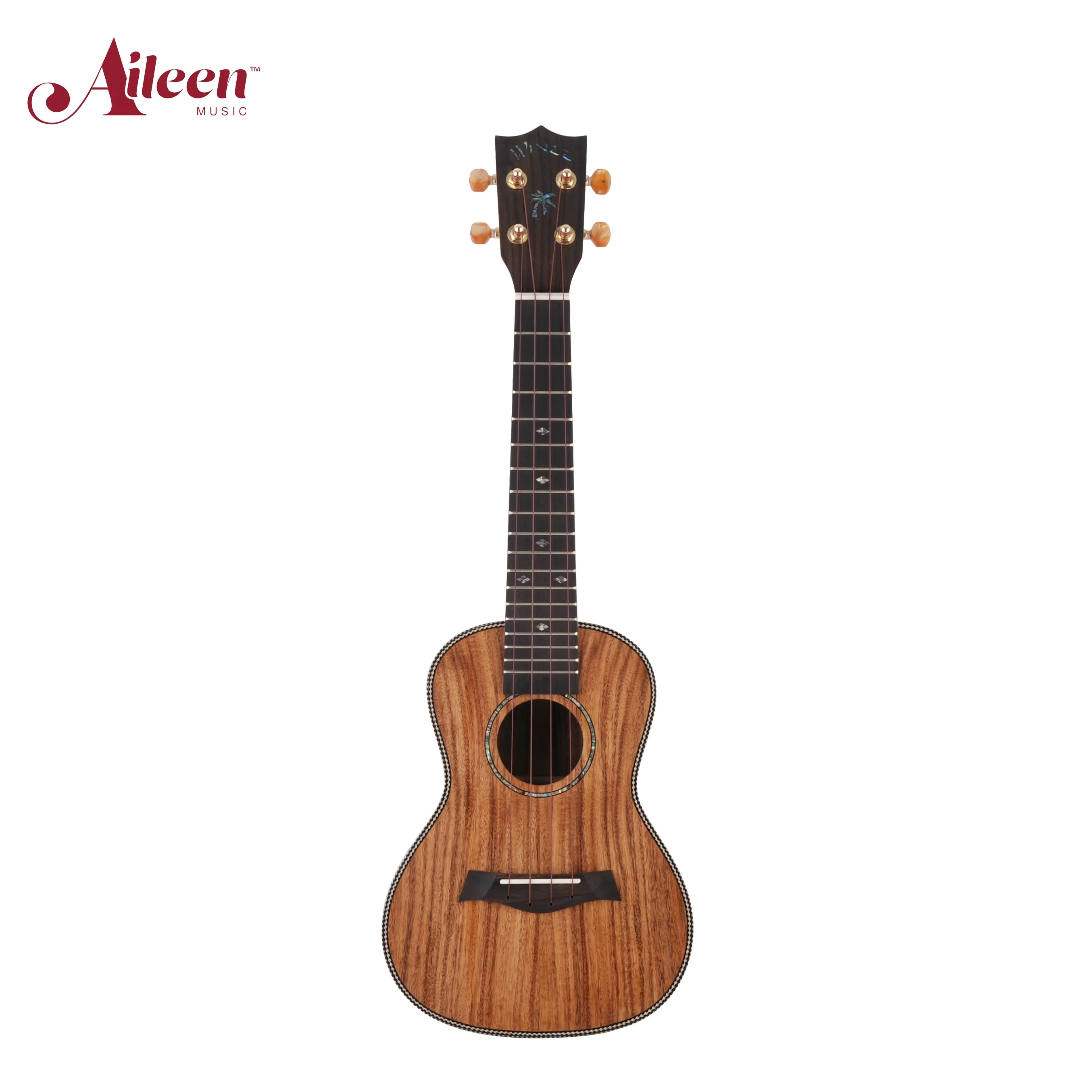 

All solid koa top Premium OX-bone nut binding fingerboard ukulele (AU50S)