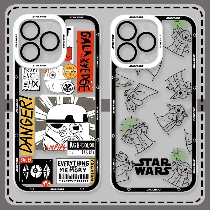 Чехол Stars W-Wars Darth Vader для Xiaomi POCO F6 X6 Pro X3 NFC X5 X4 GT F3 F4 F5 M6 14T 13T 12T 11T 10T 14 13 12 11 Lite 5G NE