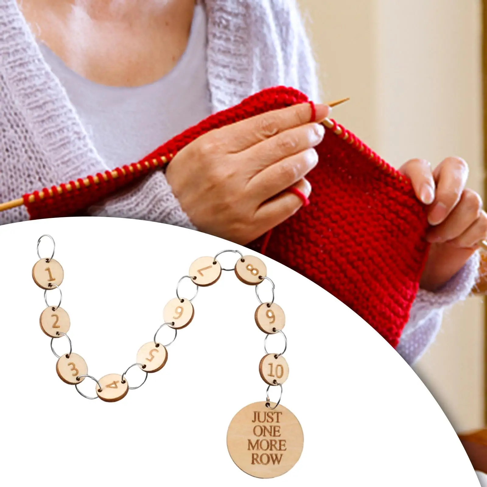 Маркеры с номером вязаный узор напоминание о дереве для шитья ткацких