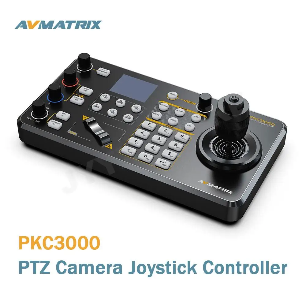 

Avmatrix PKC3000 PTZ Camera Joystick Controller IP Control Bedienpanel for PTZ Camera Live Stream