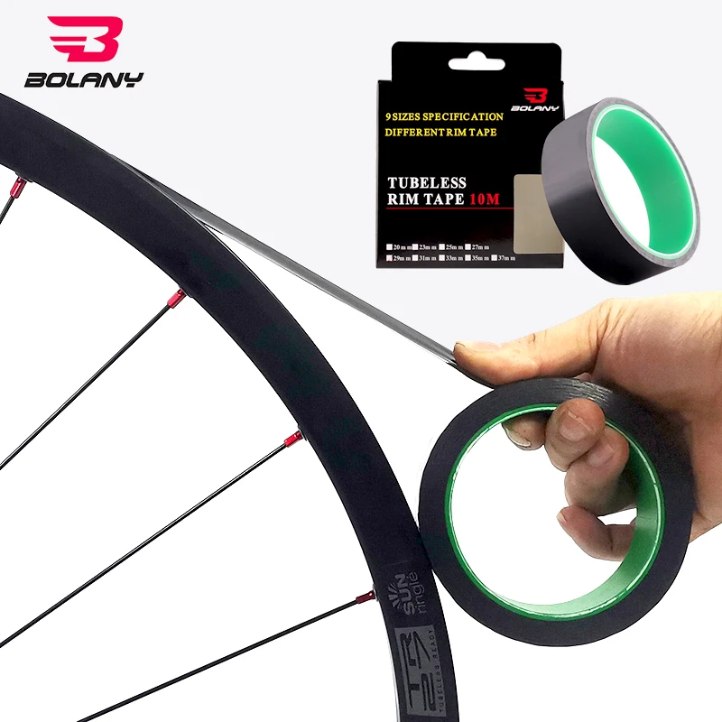 

Bicycle tubeless rim tape width 18/21/23/25/27/29/31/33 / 35mm * 10m vacuum ring lining belt tire sealing tire pad tape