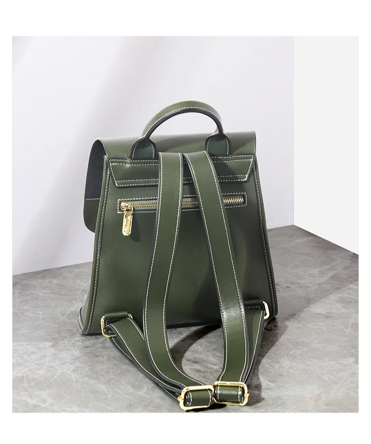 Женская сумка для путешествий модный рюкзак из воловьей кожи на плечо девушек