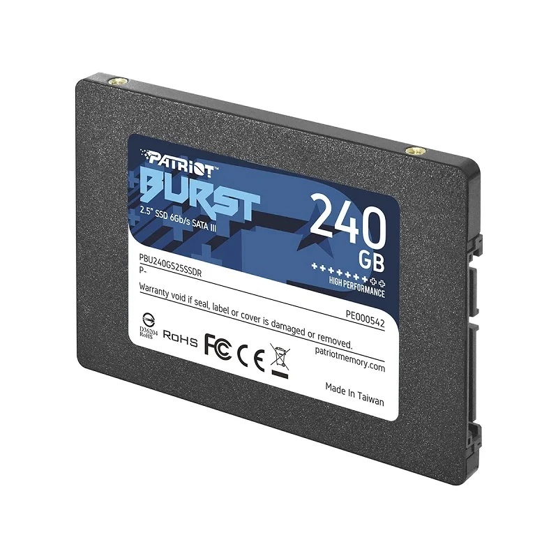 Patriot Burst PBU240GS25SSDR 2.5” 240GB SATA 3 SSD enlarge