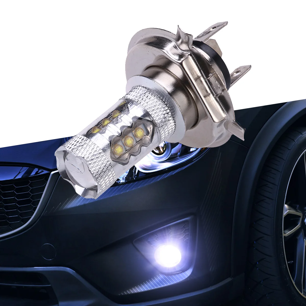 

Передние противотуманные фары высокой мощности H4 12 в 80 Вт