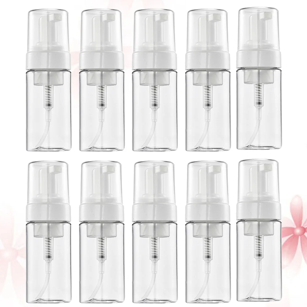 

Bottle Pump Soap Dispenser Bottlesempty Hand Foaming Travel Shampoo Refillable Containers Clear Liquid Lotion Makeup Dish Foamer