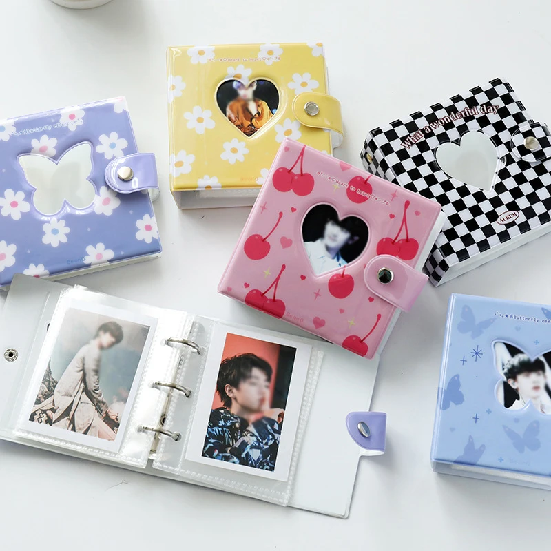 

Альбом для фотографий instax, мини-альбом для хранения фотографий, 40 карманов, 3 дюйма, Kpop