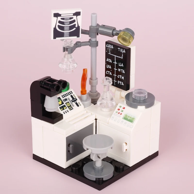 Детский лабораторный конструктор набор строительных блоков крючок Мензурка