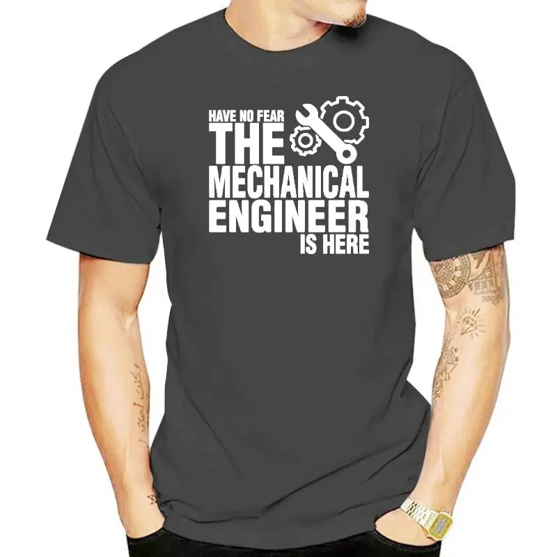 

Have No Fear The Mechanical Engineer Is Here Short Sleeve Oversized Funny T Shirt Graphic Harajuku Hip Hop T-shirt Streetwear