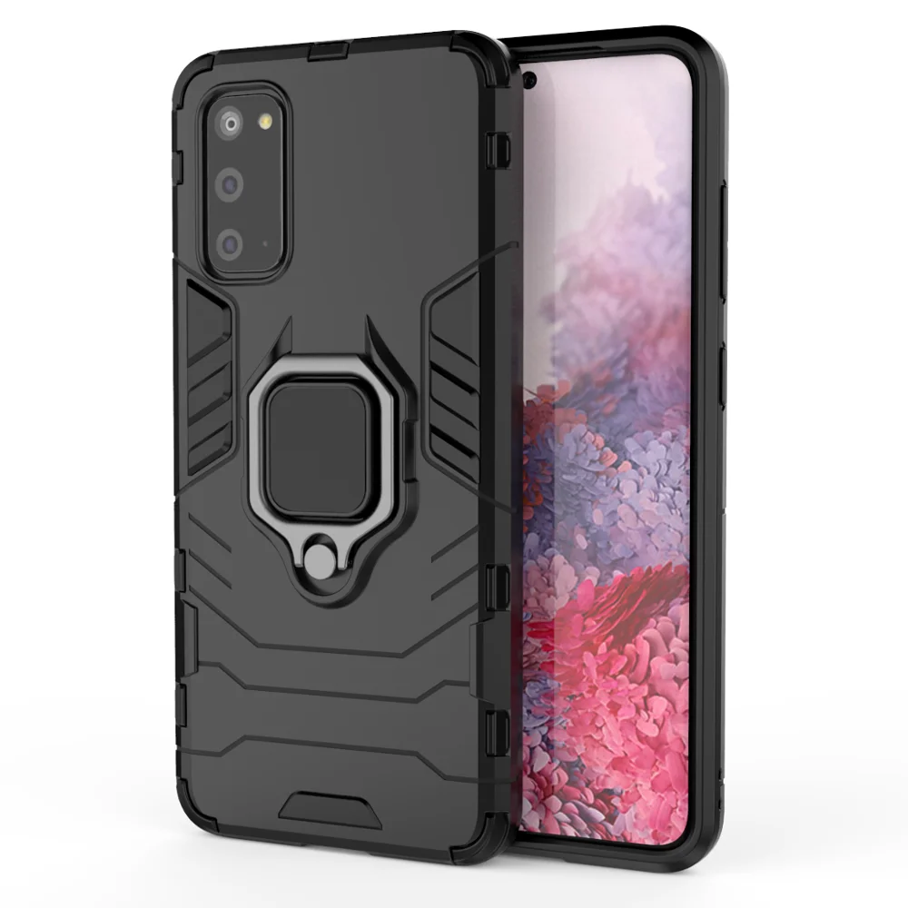 

Rugged Armor Shockproof Case For Samsung Galaxy S8 S9 S10 Plus S10E S20 S21 Ultra Note 9 10 20 Ultra TPU + Plastic Back Cover