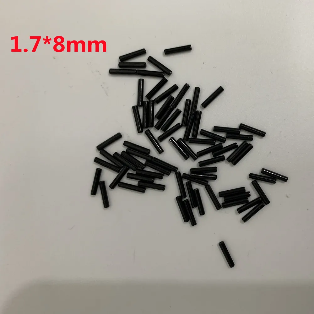 

Keychannel 200/400/600/800 шт. 1,6*8 мм 1,7*8 мм откидной пульт дистанционного управления с фиксированным штифтом автомобильный брелок железные штифты для KD KEYDIY Xhorse Remote