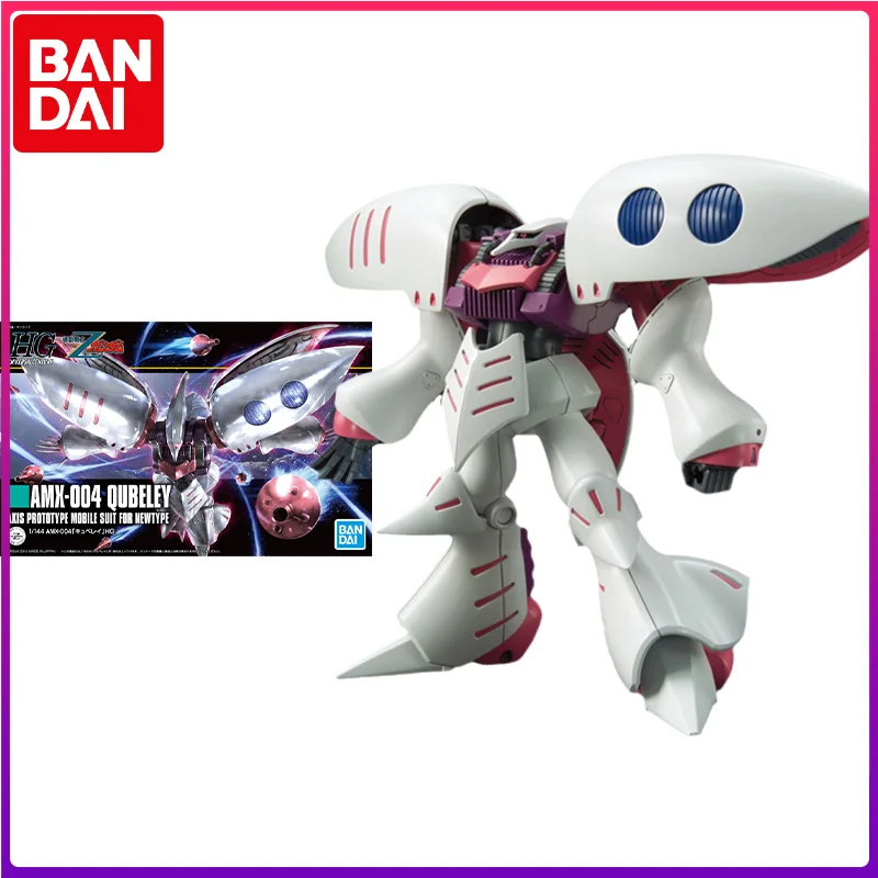 

Bandai Original Gundam Model Kit Anime Figure HGUC1/144 AMX-004 QUBELEY Action Figures Collectible Ornaments Toys Gifts for Kids
