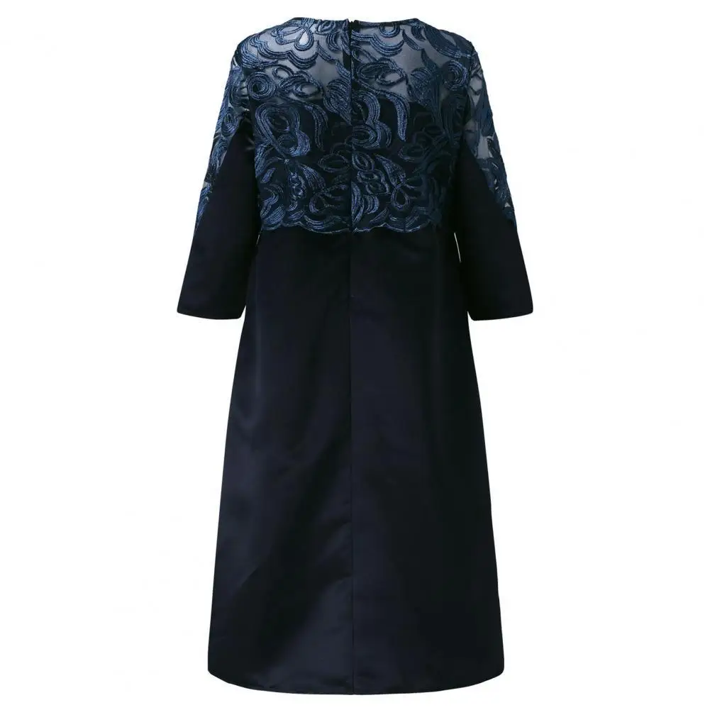 

Красивое женское платье с рукавом три четверти, быстросохнущее вечернее платье, плиссированное дизайнерское женское платье