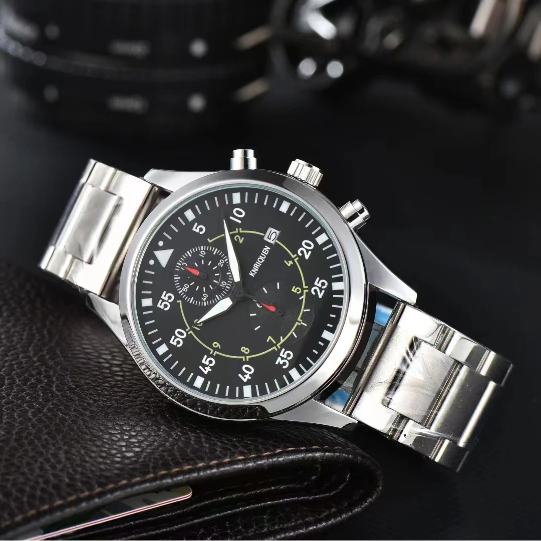 

Top Sale Original Brand Watches For Men Luxury Quartz Stell Strap Automatic Date Daily Waterproof Fashion Design New AAA Clocks