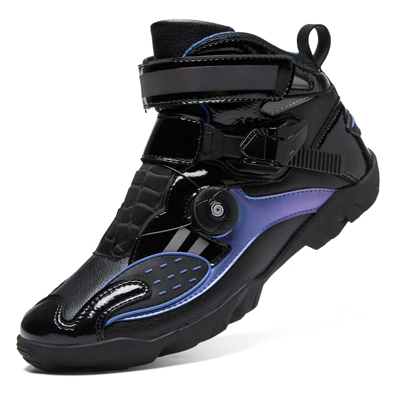 

Unisex High-top Motorcycle Shoes Racing Shoes Professional Motorcycle Boots Racing Motorbike Boots Moto Riding Shoes Size 37-48