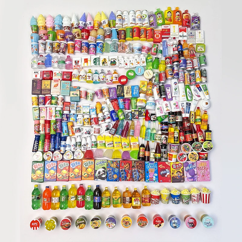 

5Pcs Doll house decoration mini bottle model shooting scene props Random delivery of various styles