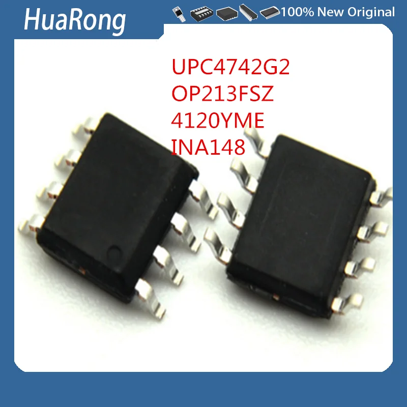 5 шт./партия, UPC4742G2 UPC4742 4742 OP213FSZ OP213F OP213 4120YME MIC4120YME in4120 INA148 INA148UA INA148U SOP-8