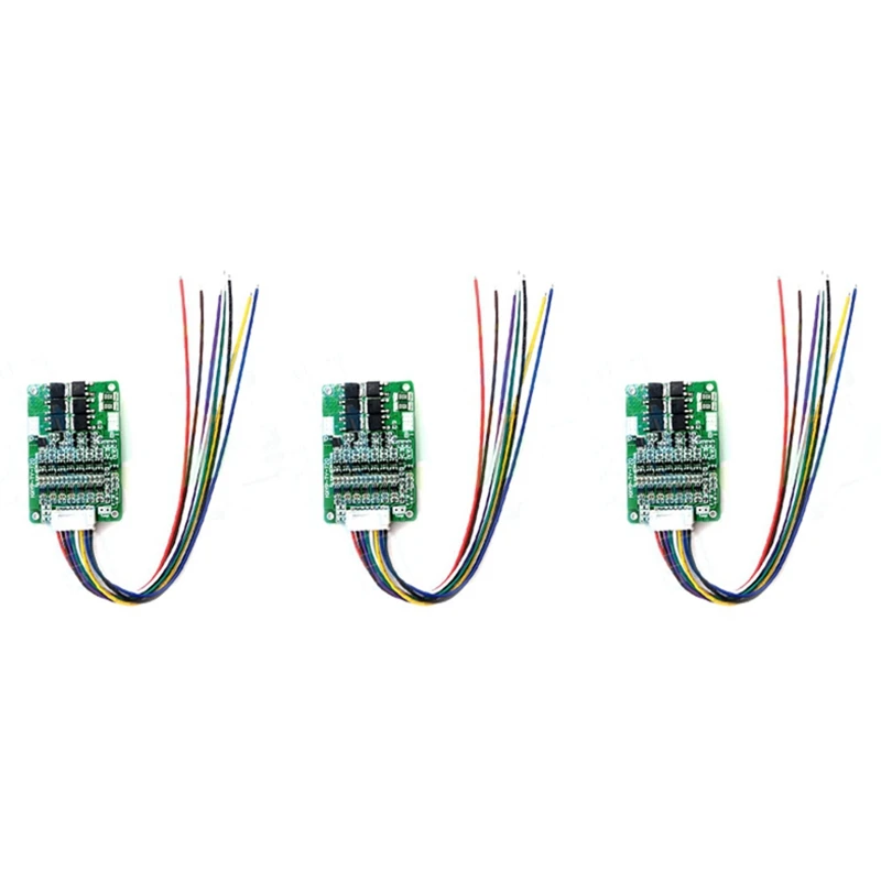 

3x Φ, 6S 18650 Защитная плата для ионно-литиевой батареи BMS 25,2 V баланс радиатора 15 а предел 20 А
